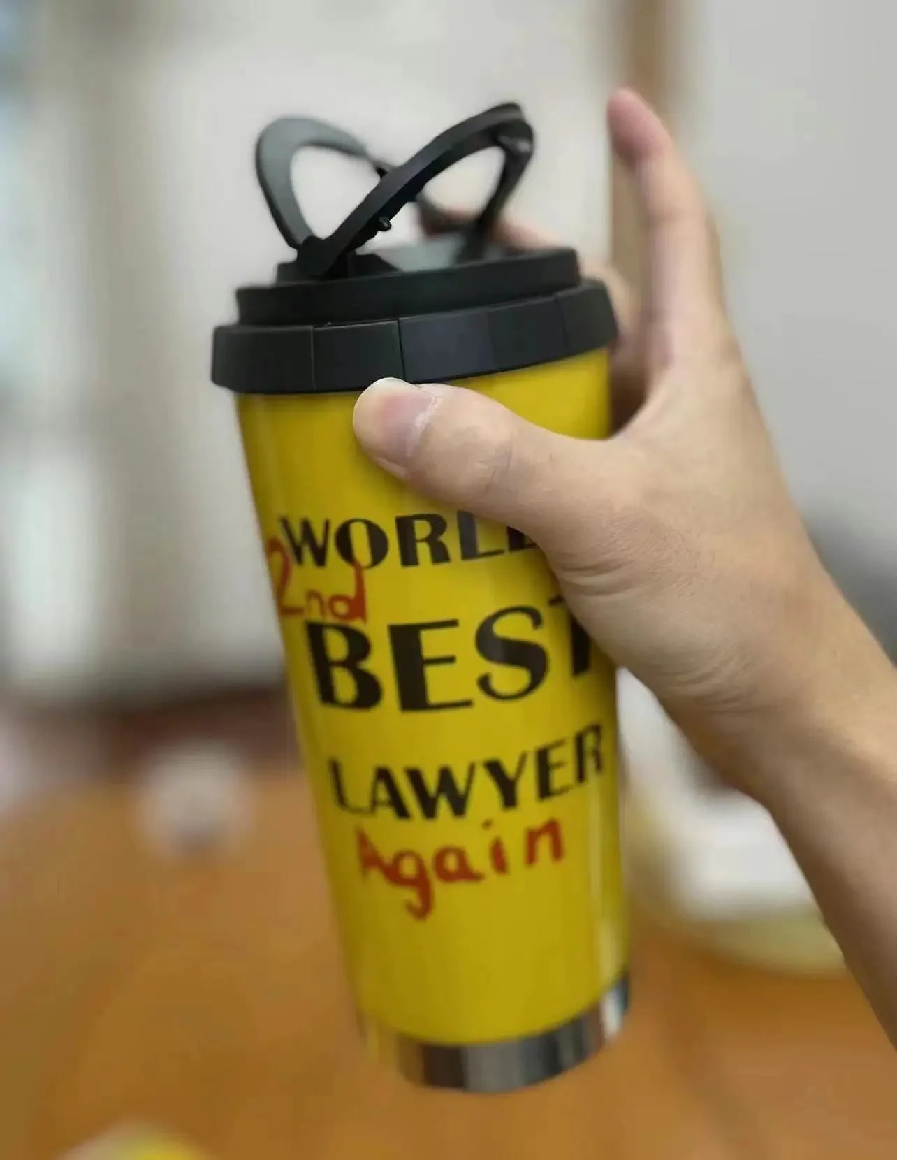 Thermos jaune