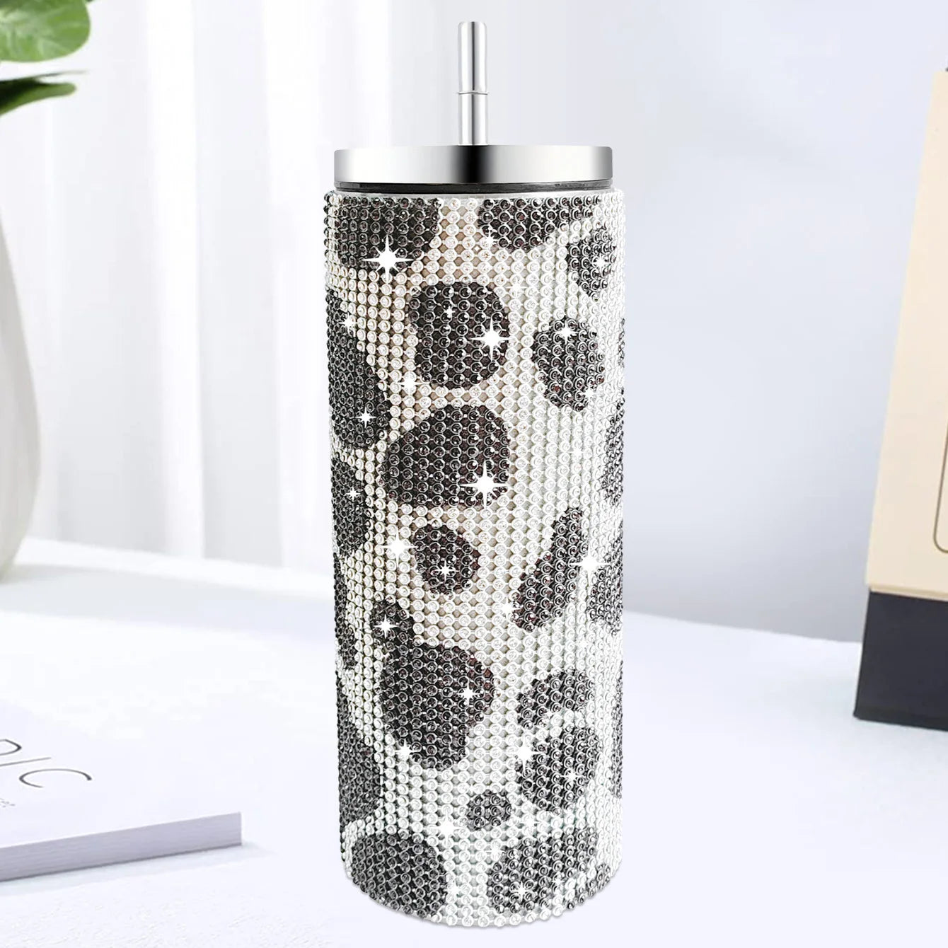 Gourde isotherme paillette