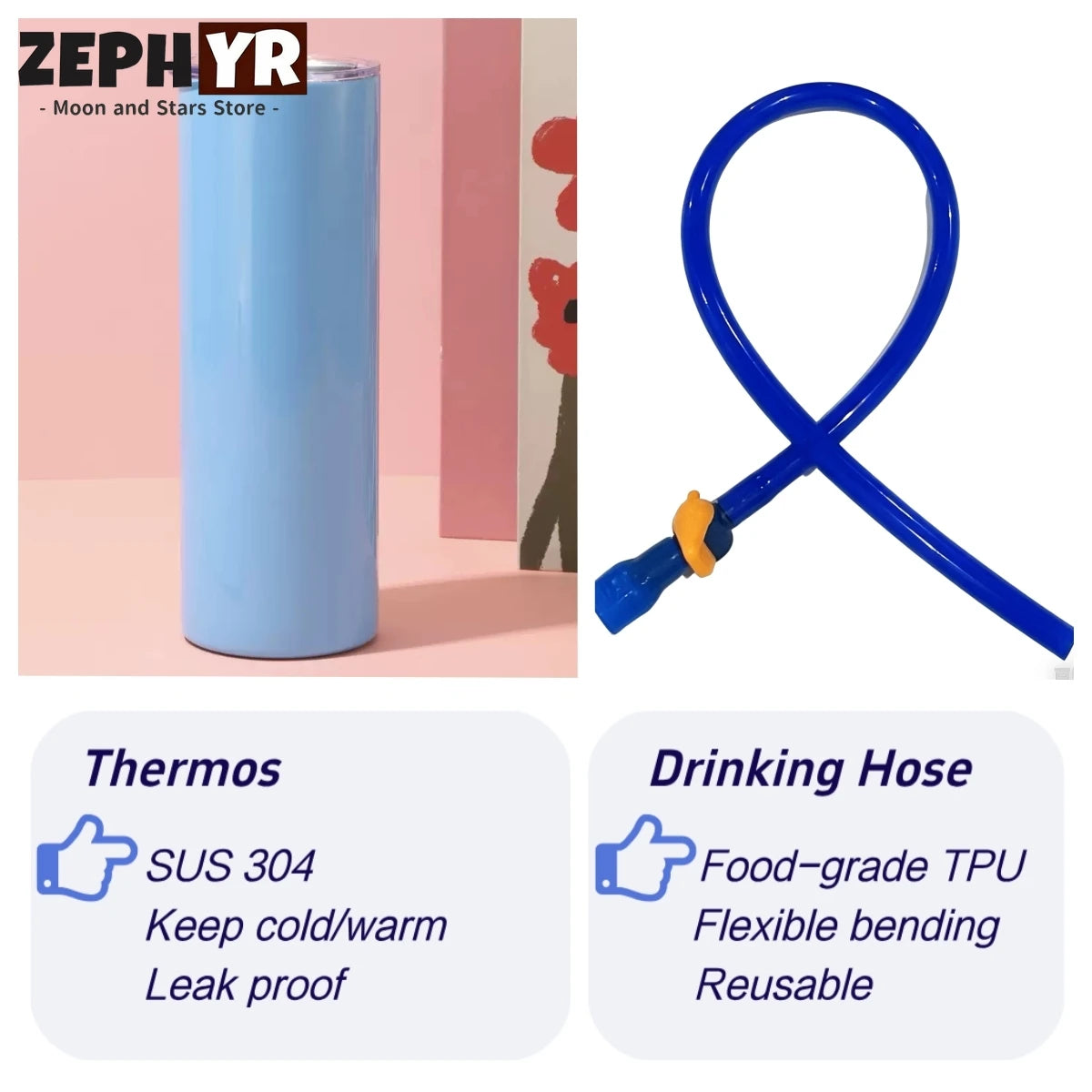 gourde isotherme avec pipette