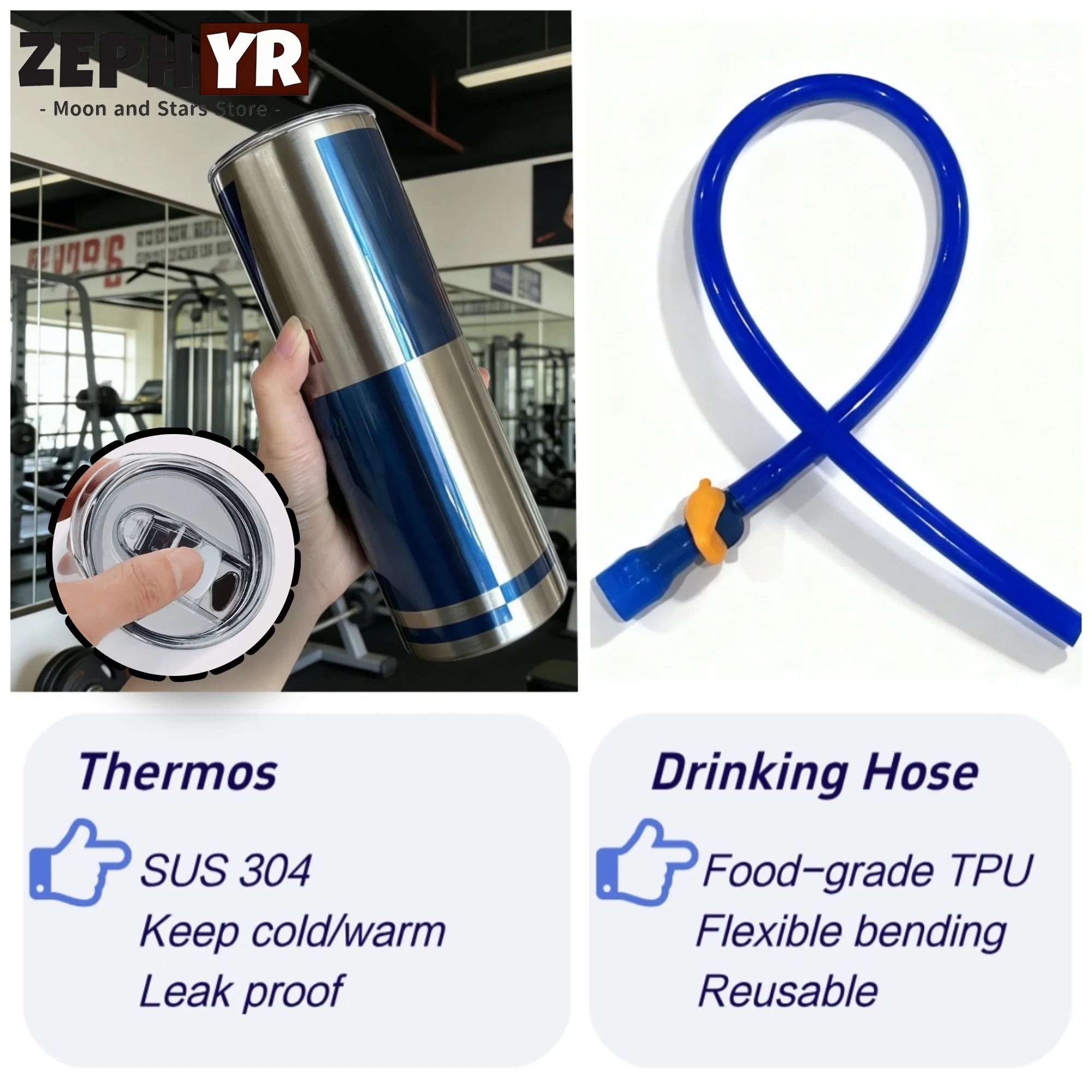 gourde isotherme avec pipette