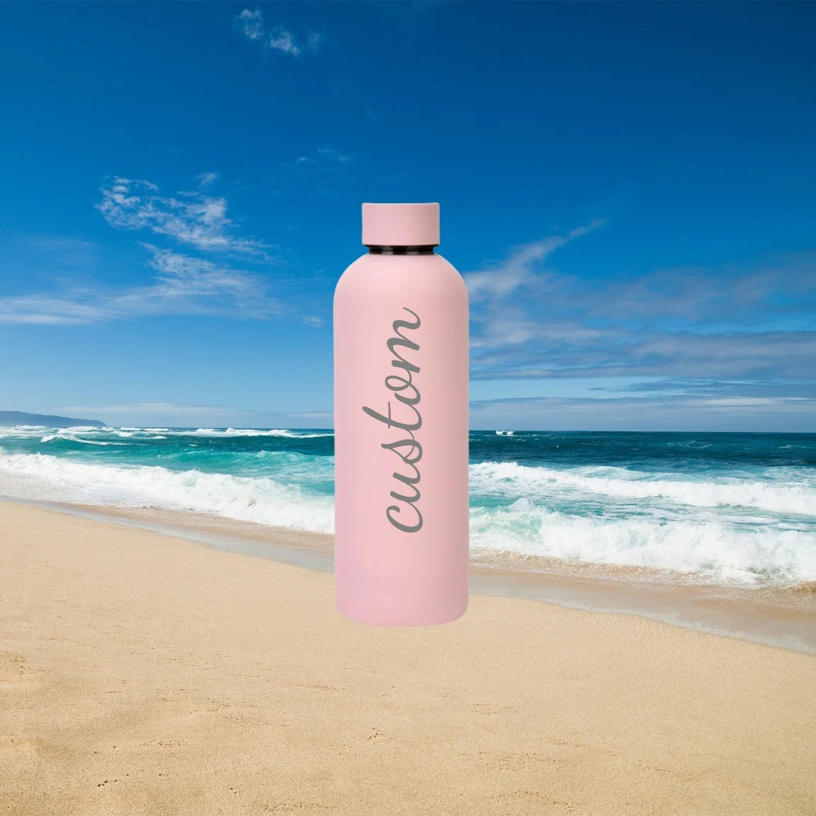 Gourde isotherme corail