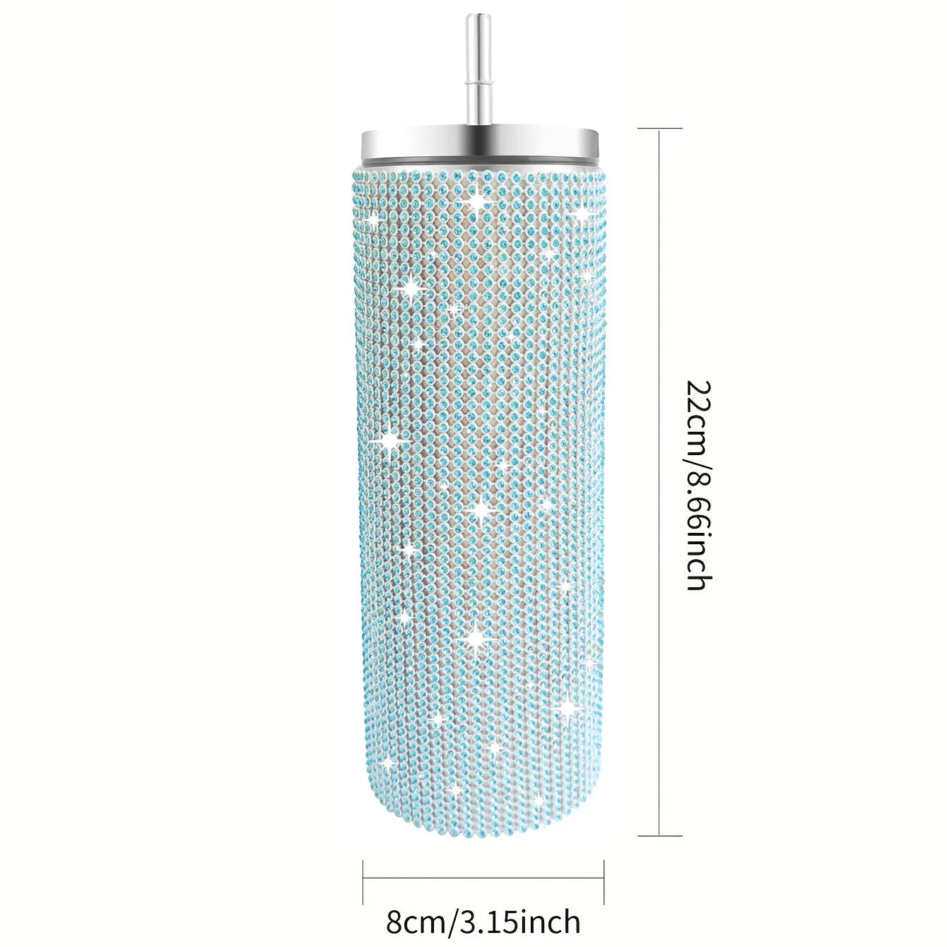 Gourde isotherme paillette