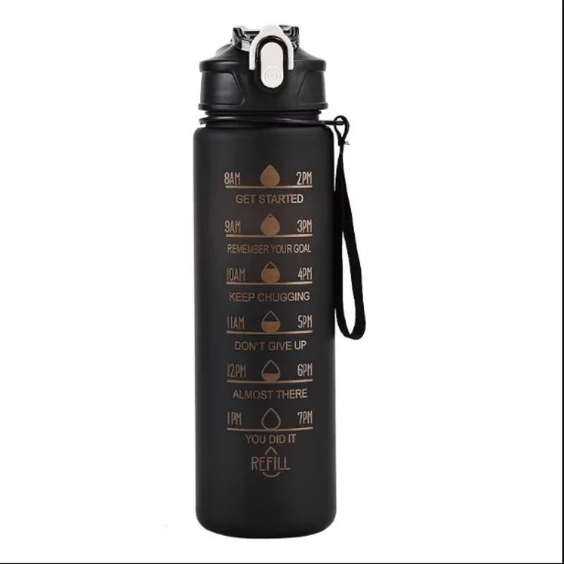 Insulated misting water bottle