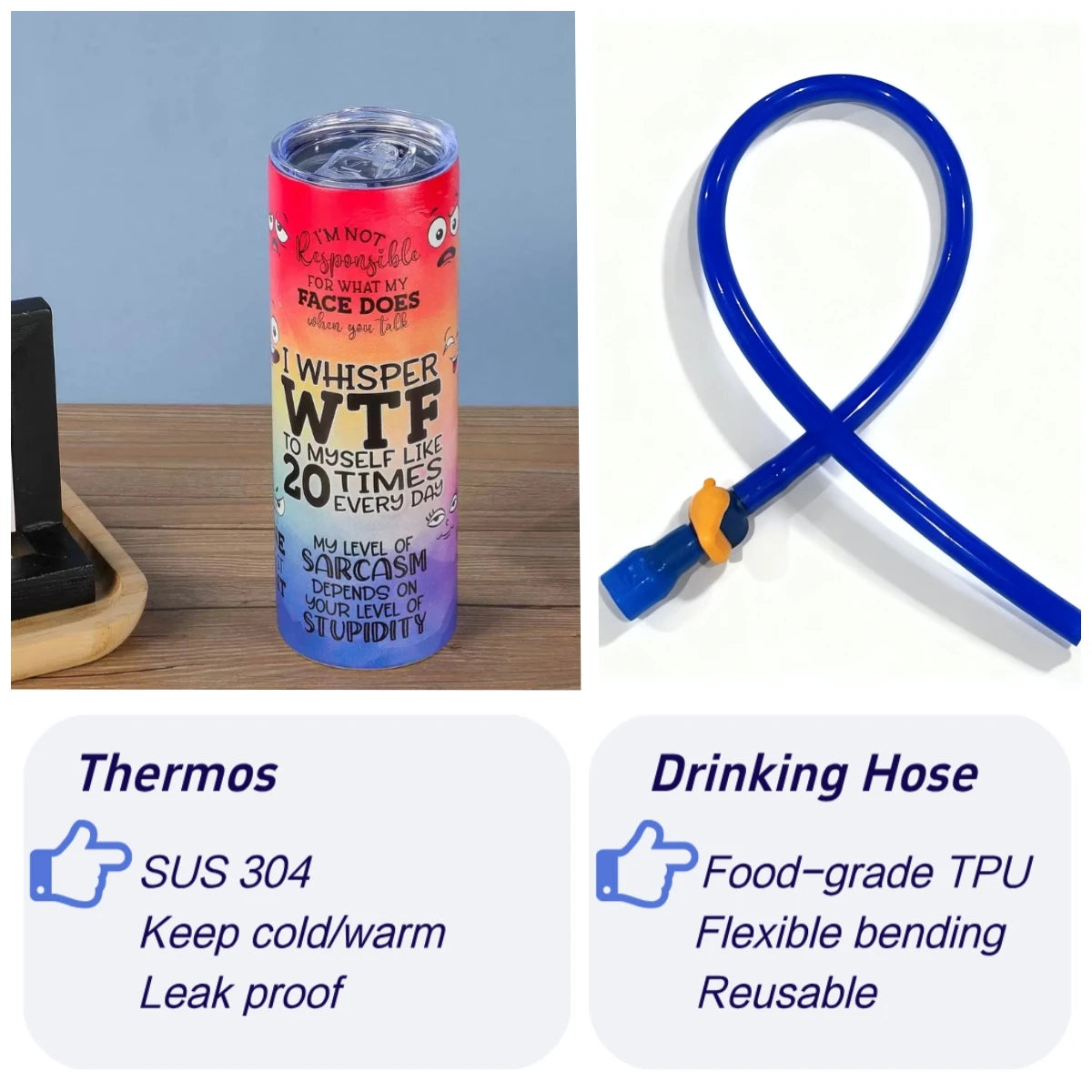 gourde isotherme avec pipette