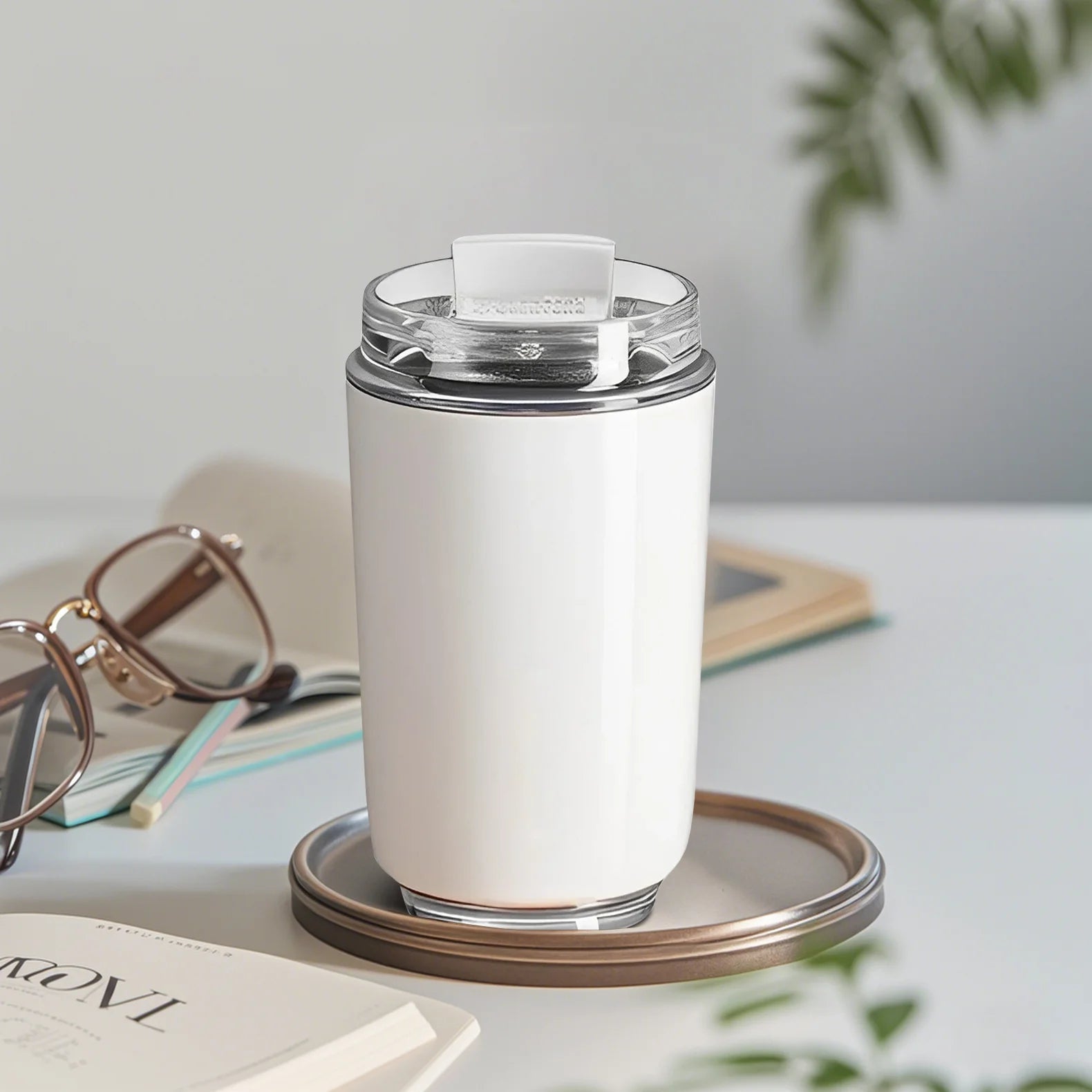 Gourde isotherme blanche