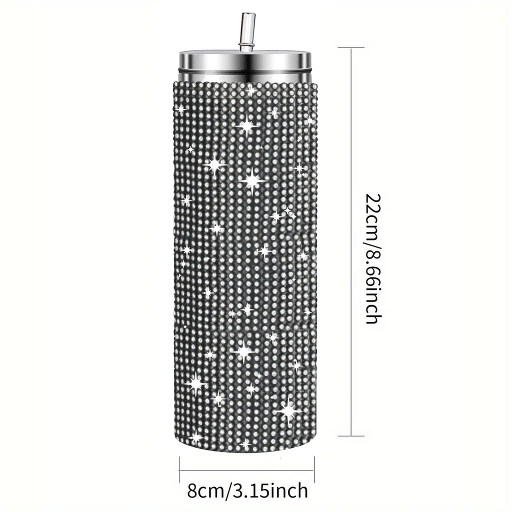 Gourde isotherme paillette
