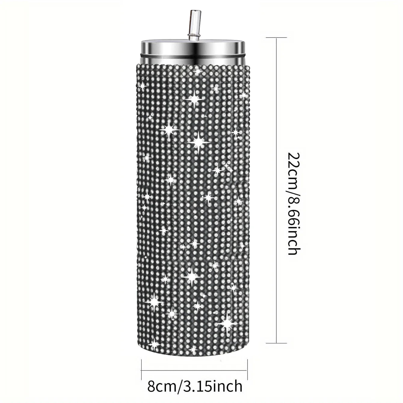 Gourde isotherme paillette