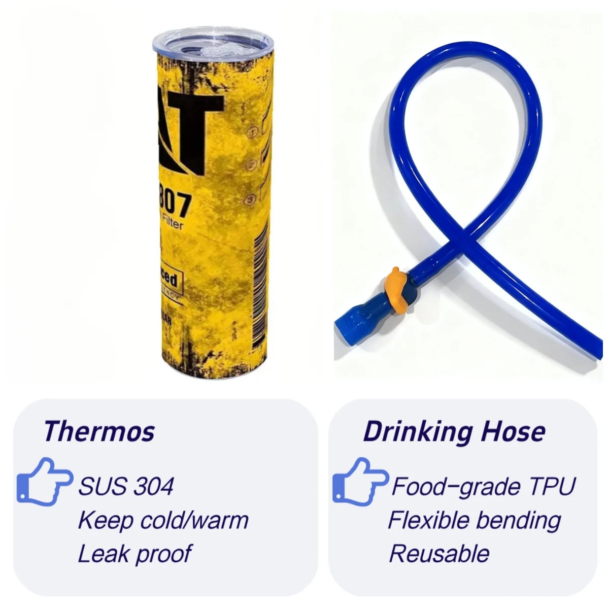 gourde isotherme avec pipette