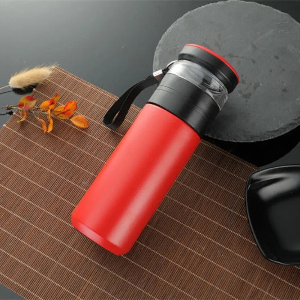 Gourde isotherme rouge