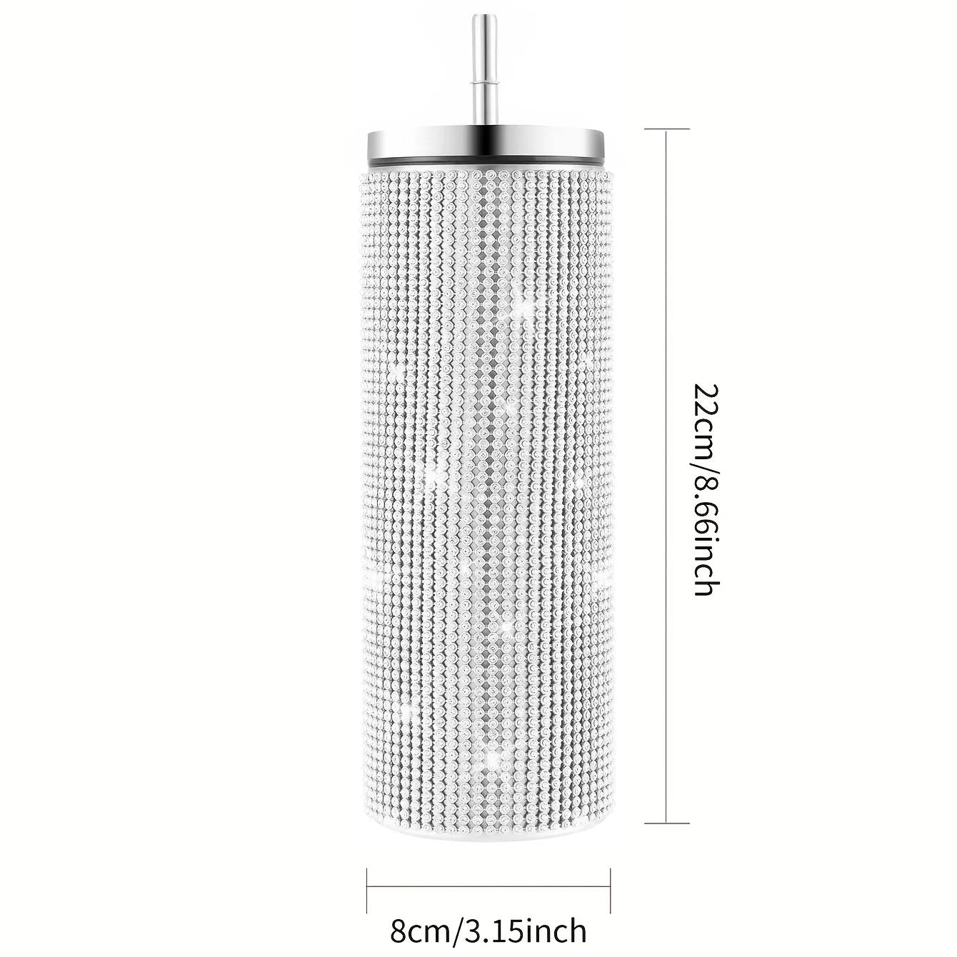 Gourde isotherme paillette