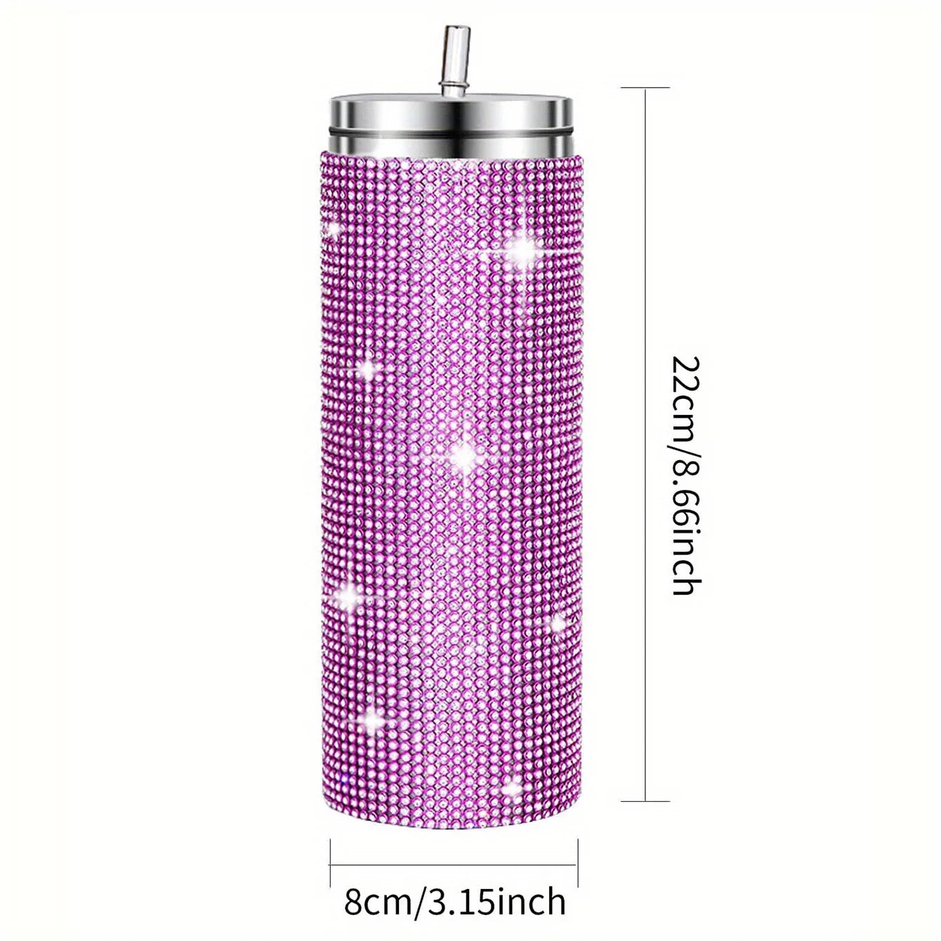 Gourde isotherme paillette