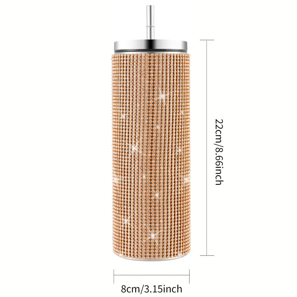 Gourde isotherme paillette