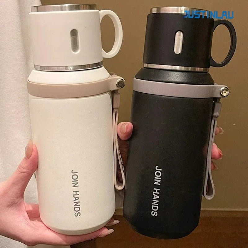 gourde isotherme avec tasse