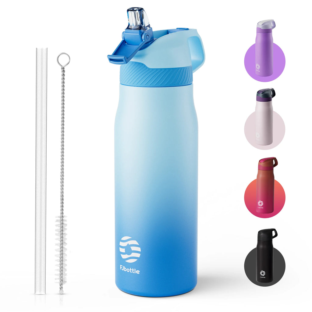 gourde isotherme bleue