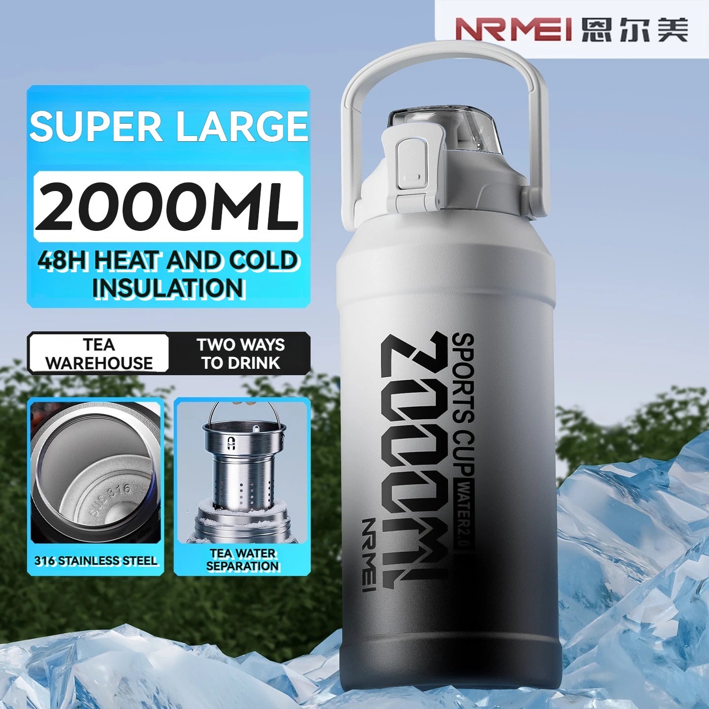 gourde isotherme inox
