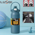 thermos bleue